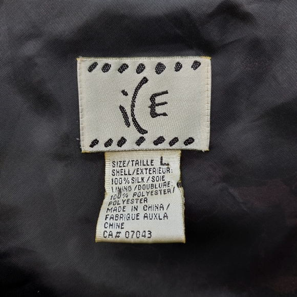 Vtg 100% Silk Floral Ruffle Tank - Picture 4 of 6